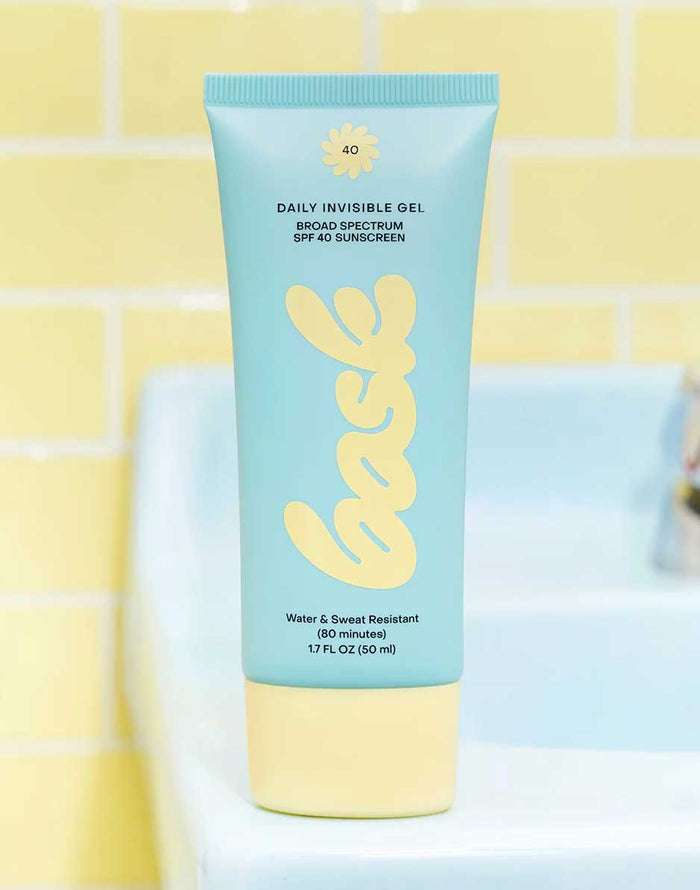 Bask SPF40 Daily Invisible Gel Sunscreen: White