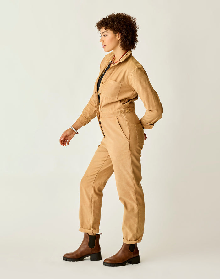 Bedford Jumpsuit: Camel - FINAL SALE