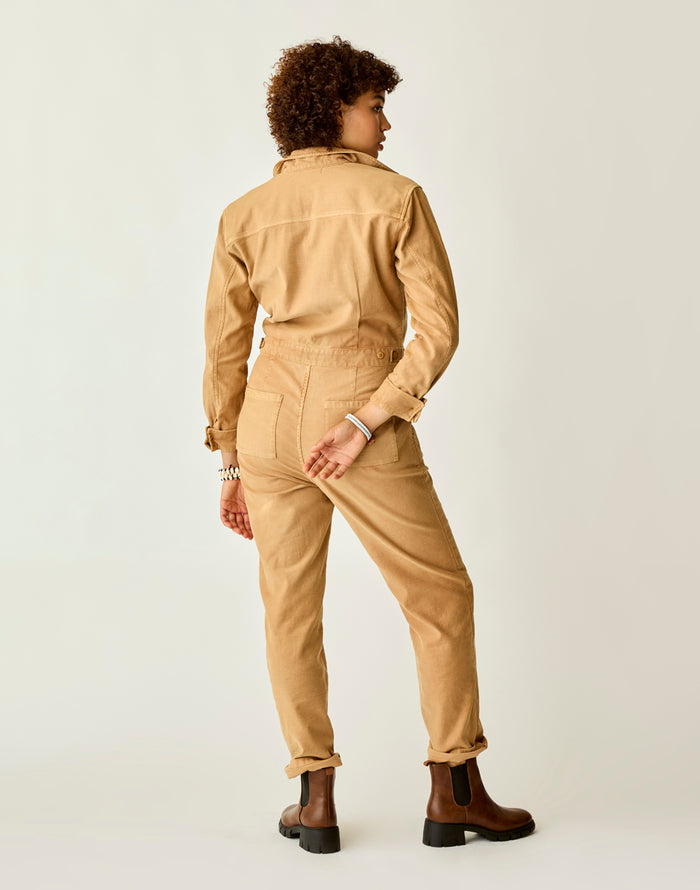 Bedford Jumpsuit: Camel - FINAL SALE