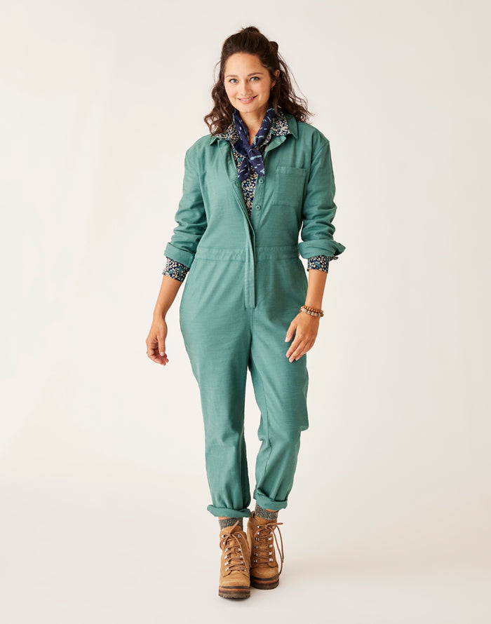 Bedford Jumpsuit: Forest - FINAL SALE