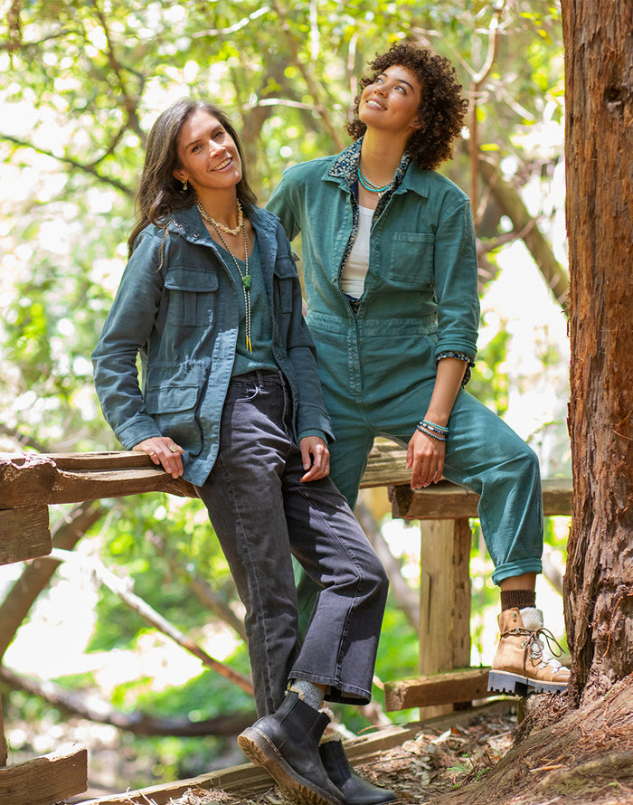 Bedford Jumpsuit: Forest - FINAL SALE