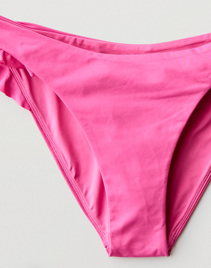 Bev Ruffle Bottom: Hot Pink - FINAL SALE