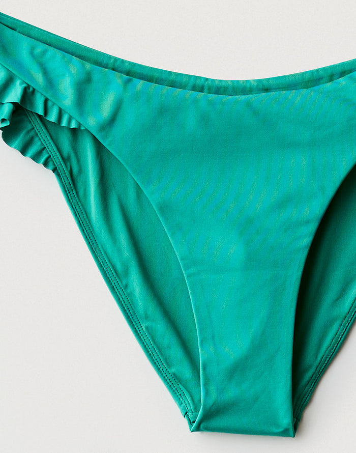 Bev Ruffle Bottom: Jade - FINAL SALE