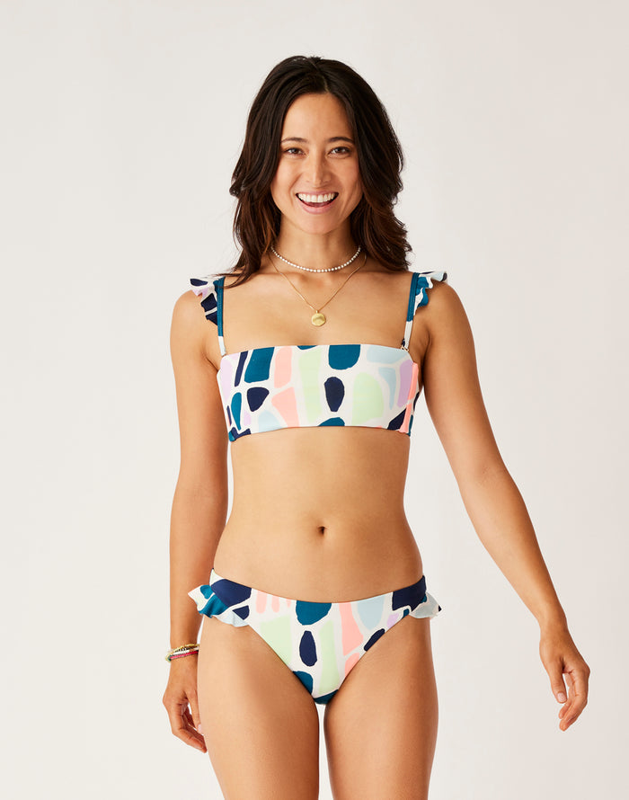 Bev Ruffle Bottom: Pebble - FINAL SALE