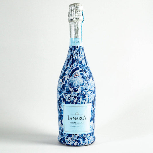 Blue and White Santa - Prosecco Collection