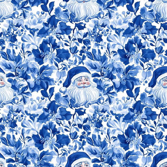 Blue and White Santa - Prosecco Collection