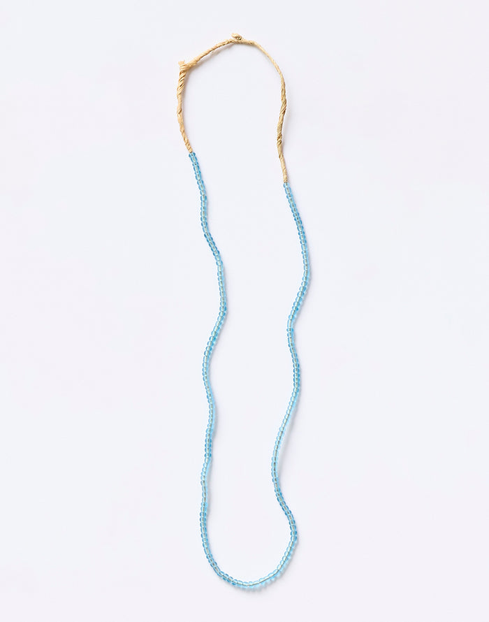Blue Beaded Necklace: Blue