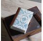 BLUE FLEUR CANVAS LEATHER JOURNAL | SMALL