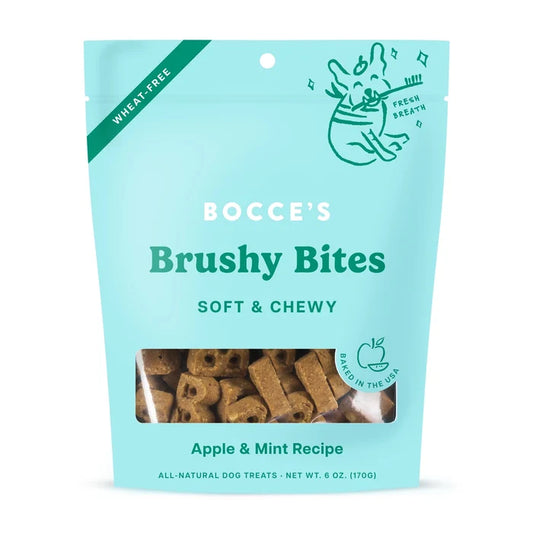 Bocce's Bakery Brushy Bites - Soft and Chewy Dog Treats