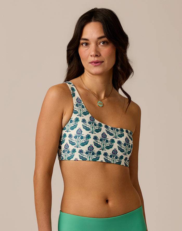 Bondi Compression Top: Folk Floral