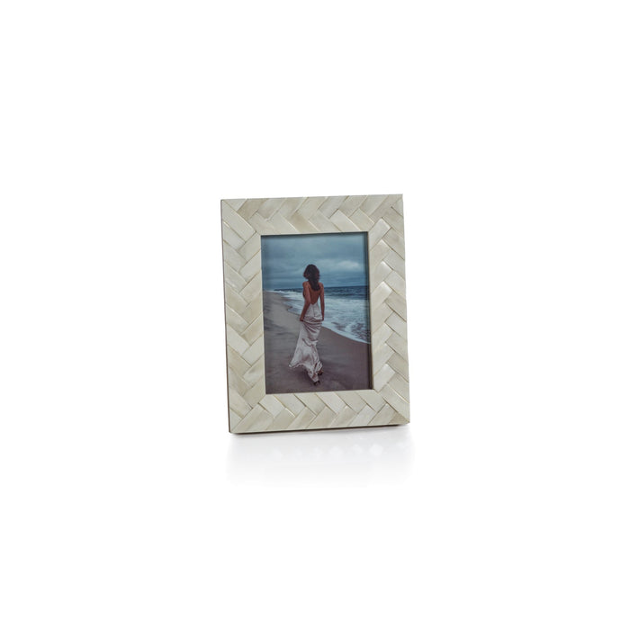 Bone Braided Photo Frame - Picture Frames by Carlyle Avenue
