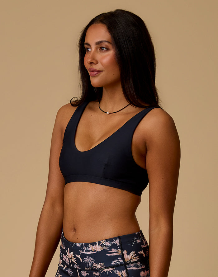 Breakers Compression Top: Black