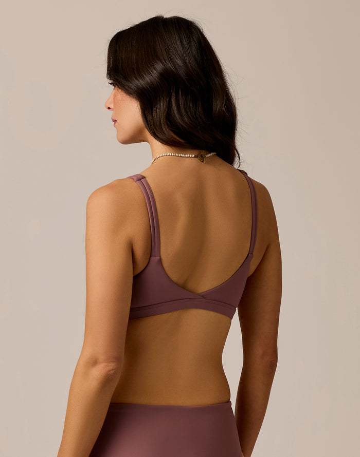 Breakers Compression Top: Rose Taupe