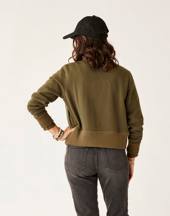 Briar Fleece Jacket: Fir - FINAL SALE