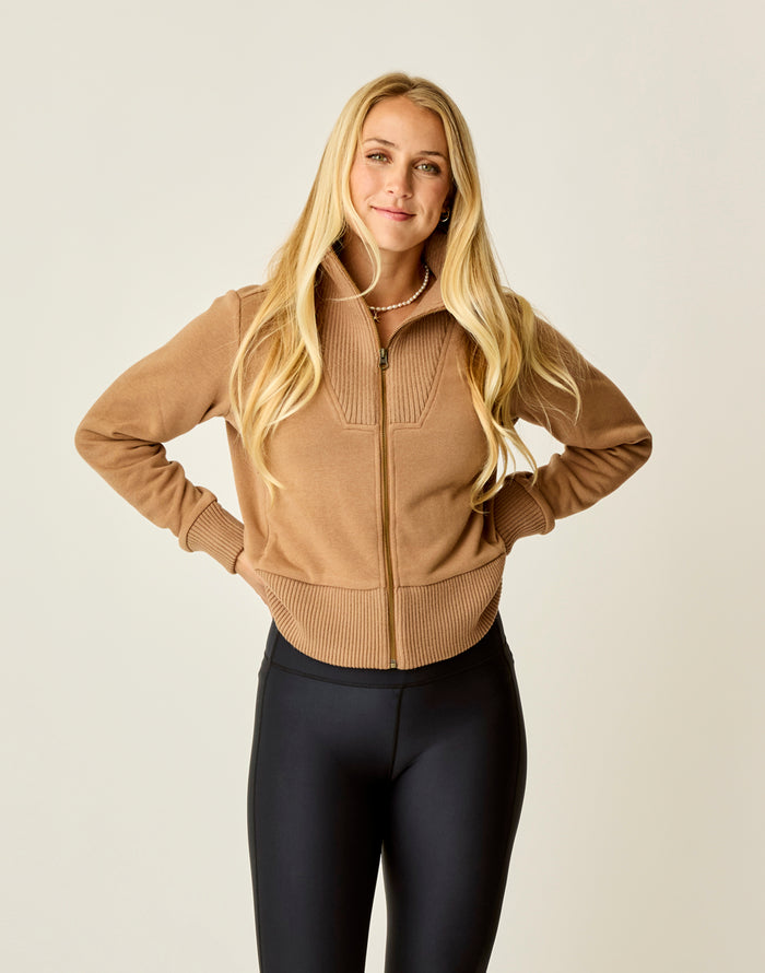 Briar Fleece Jacket: Rum