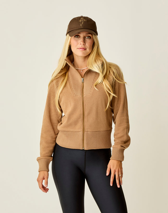 Briar Fleece Jacket: Rum