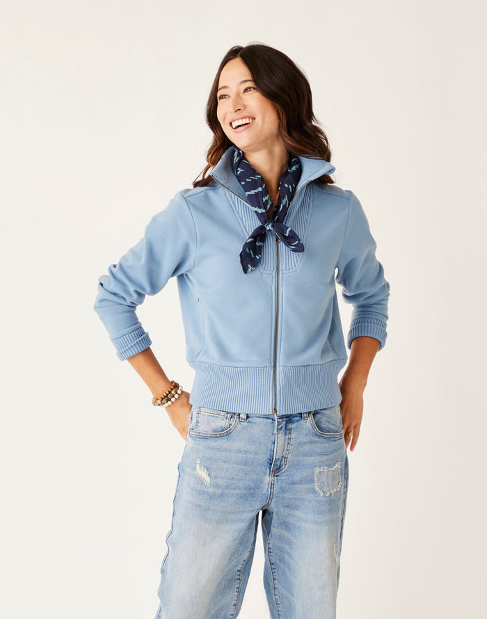 Briar Fleece Jacket: Storm - FINAL SALE