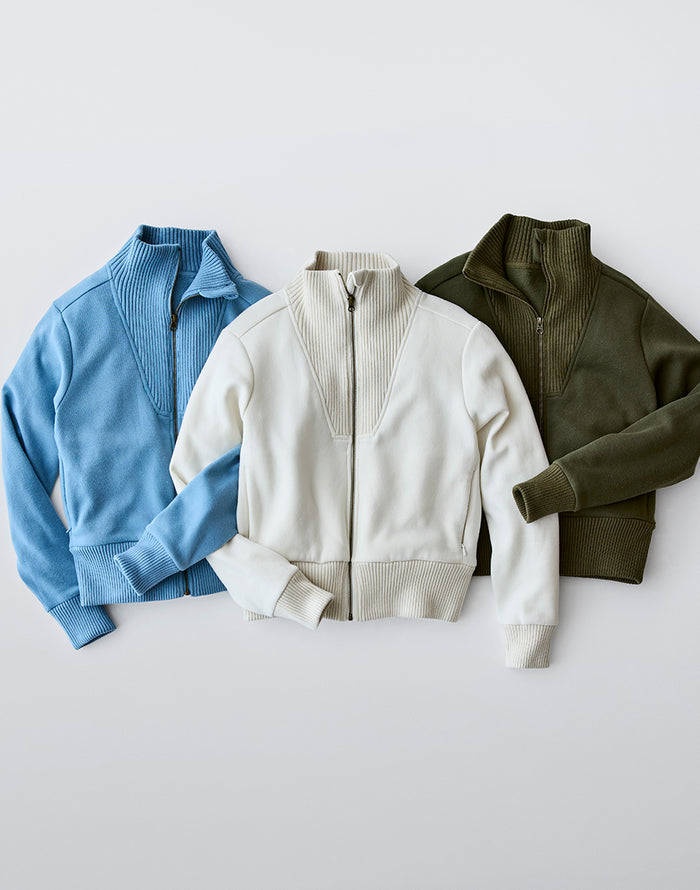 Briar Fleece Jacket: Storm - FINAL SALE