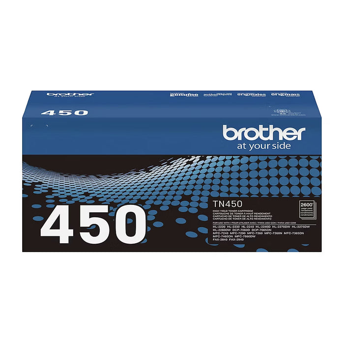 Brother TN450 High-Yield Black Toner Cartridge