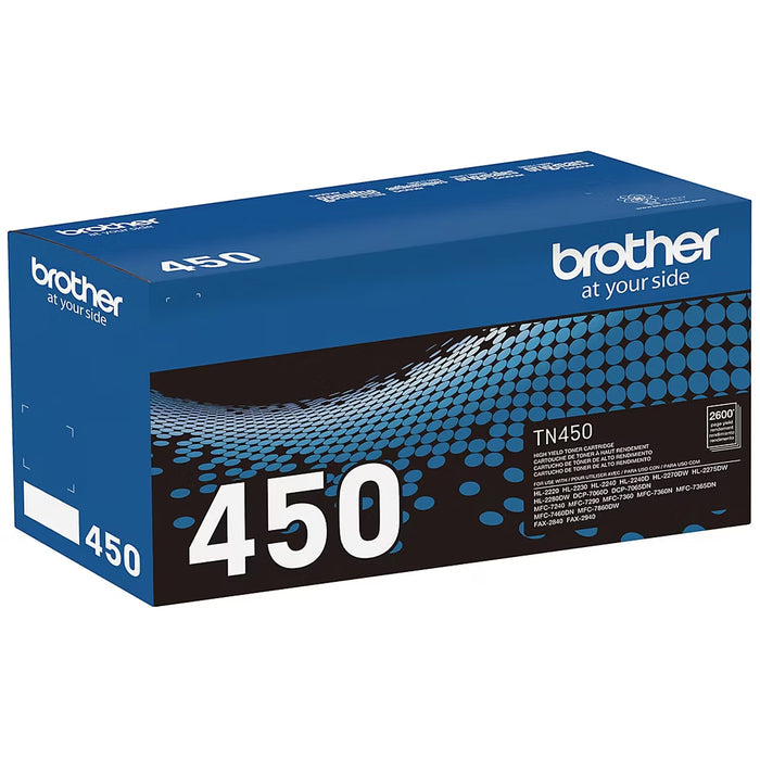 Brother TN450 High-Yield Black Toner Cartridge