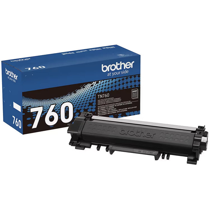 Brother TN760 High-Yield Black Toner Cartridge