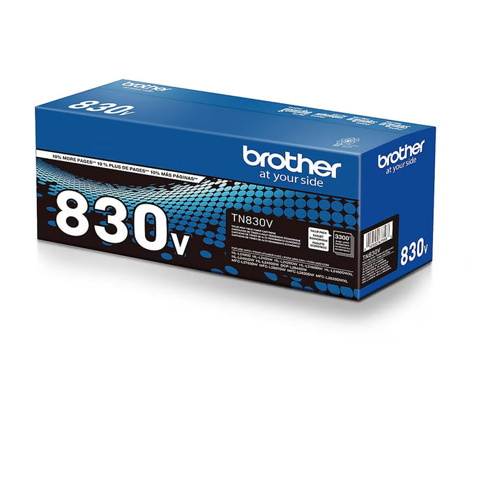 Brother TN830V Value High-Yield Black Toner Cartridge, 1 Count