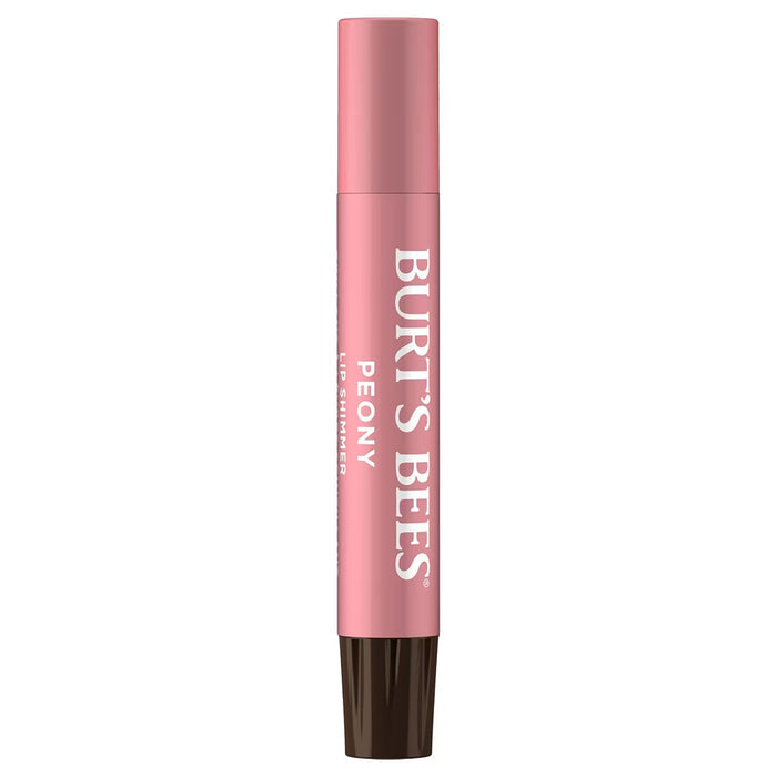 Burt's Bees Lip Shimmer Peony Rosy Pink Moisturizing Lip Color - 48 Pack