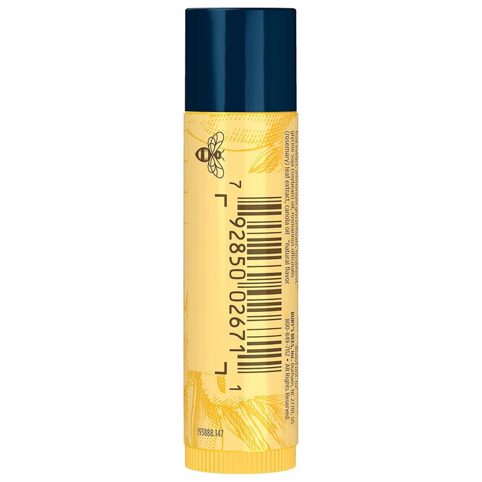 Burt's Bees Vanilla Bean Moisturizing Lip Balm with Beeswax 0.15 oz - 72 Pack