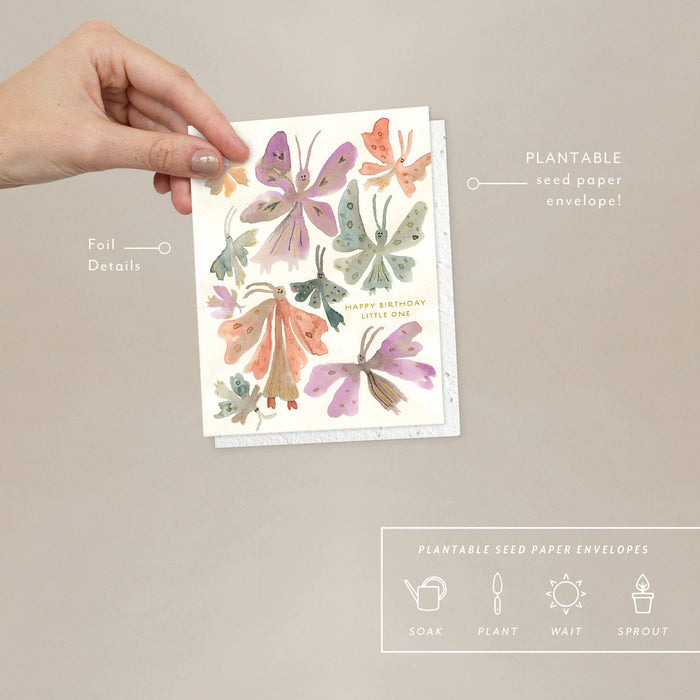 Butterflies - Birthday Card -  by Carlyle Avenue