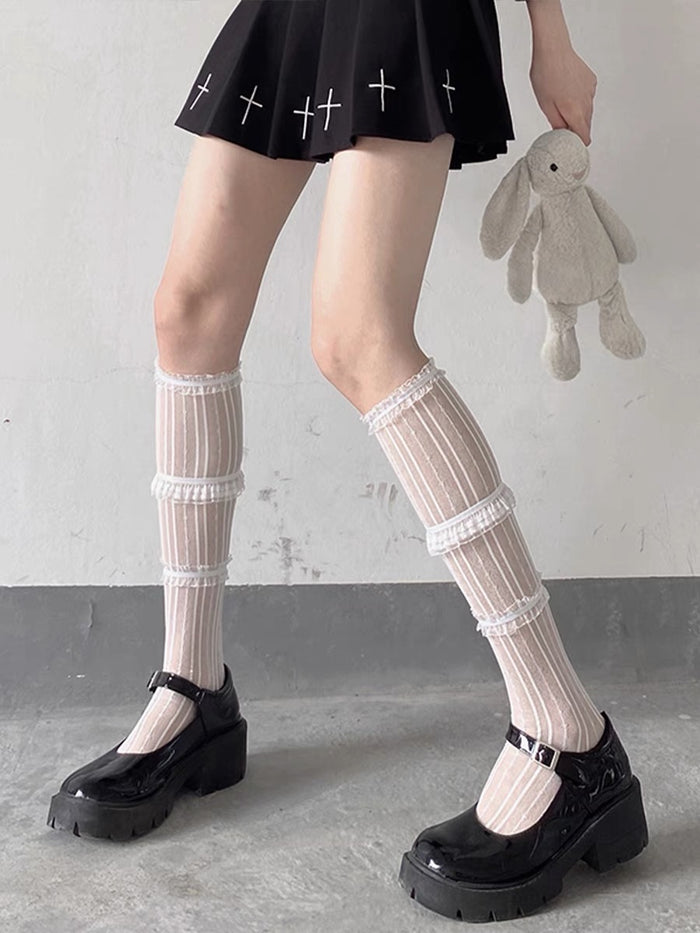 ♡ Cake Sheer Socks ♡