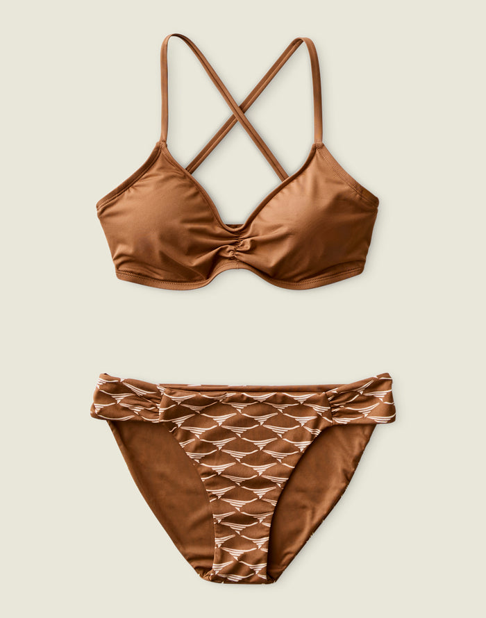 Cardiff Reversible Bottom: Dune/Rum - FINAL SALE