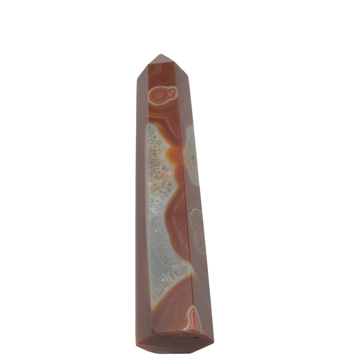 #8 (6.25''x1.25'') (223.1g) Carnelian Gemstone Tower