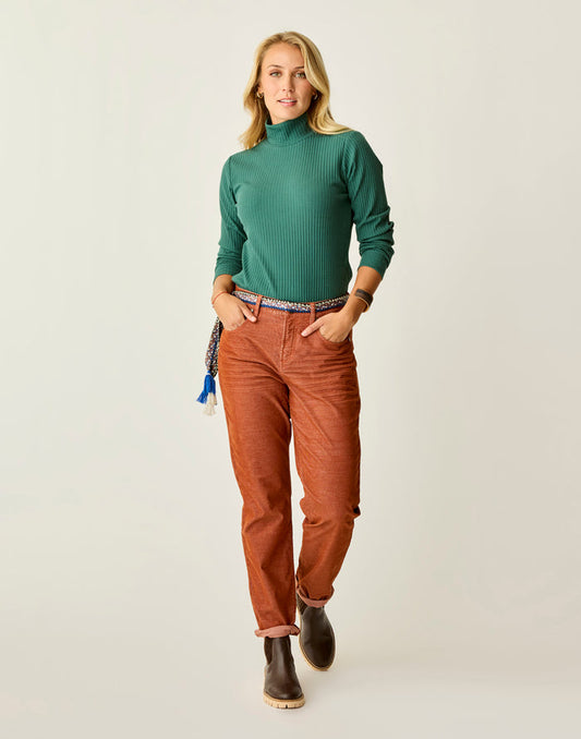 Carson Cord Hi Rise: Copper