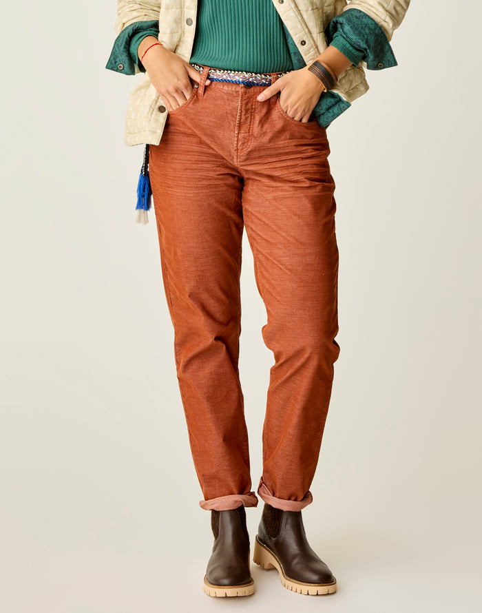 Carson Cord Hi Rise: Copper