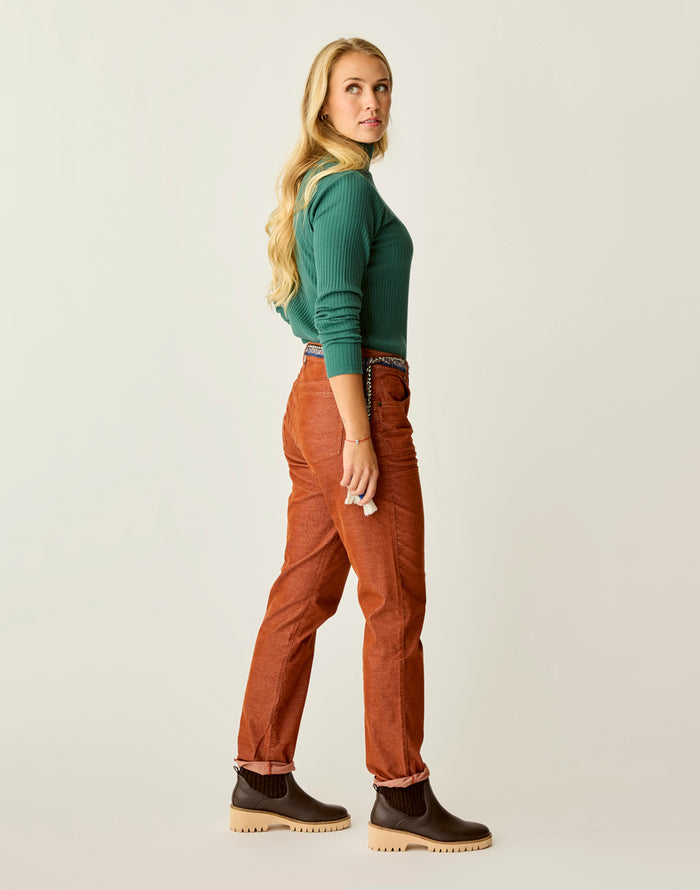 Carson Cord Hi Rise: Copper