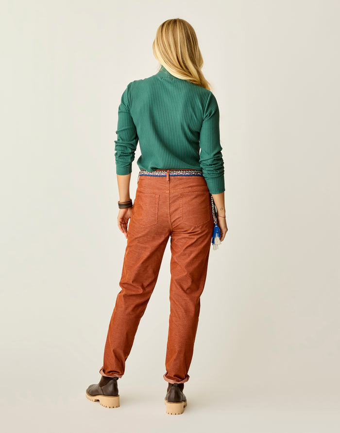 Carson Cord Hi Rise: Copper