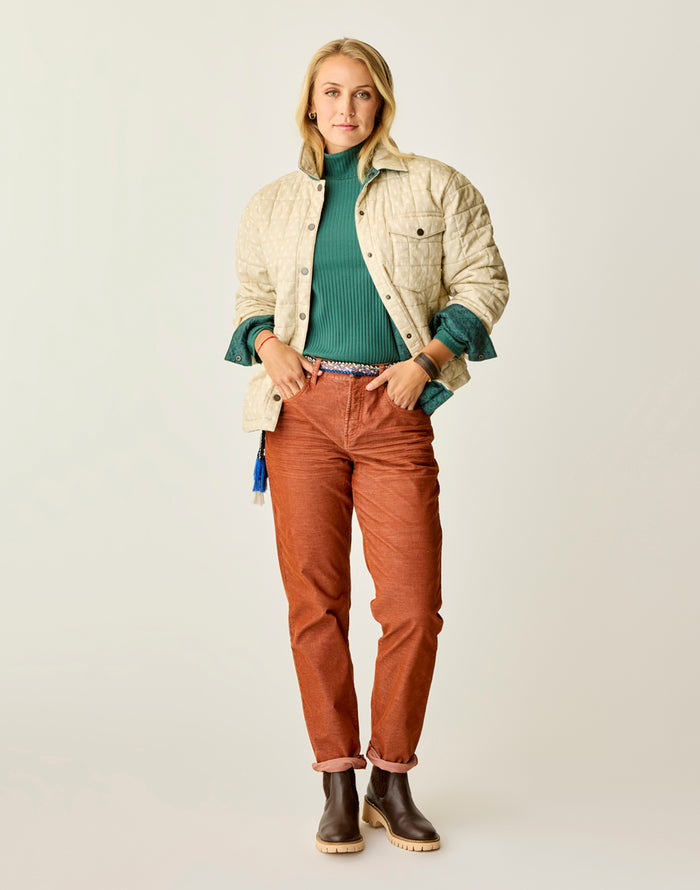Carson Cord Hi Rise: Copper