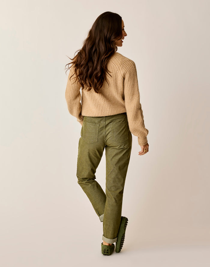 Carson Cord Hi Rise: Fir