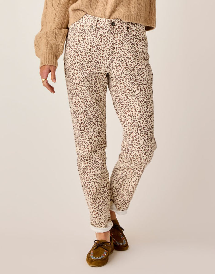 Carson Hi Rise Jean: Leopard