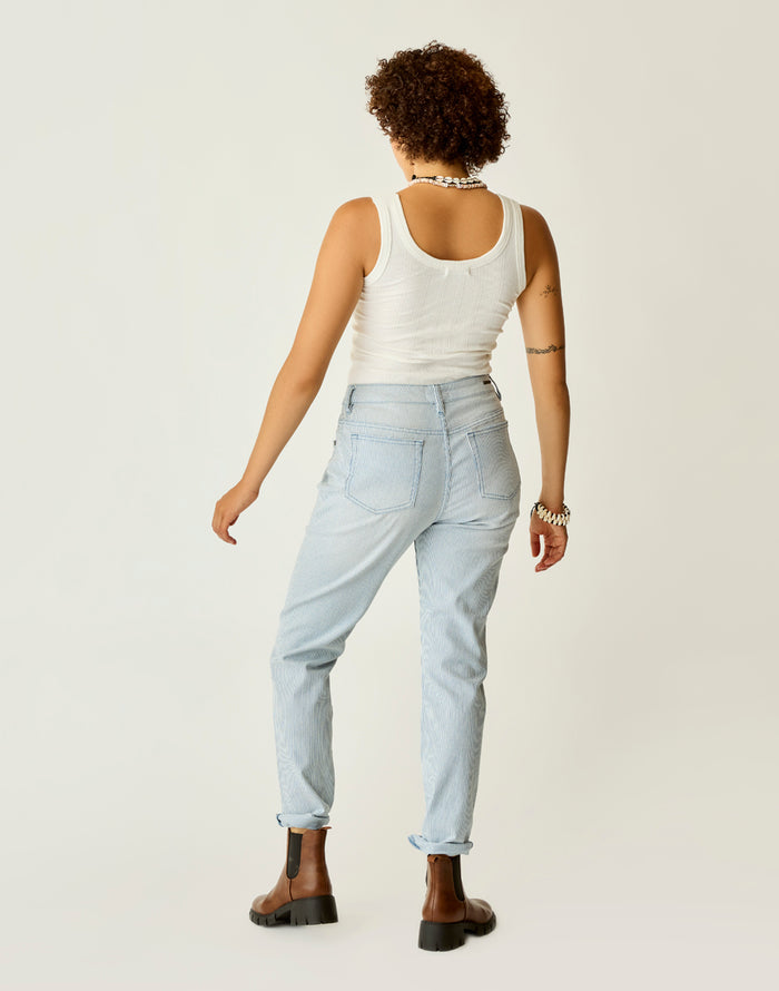 Carson Hi Rise RR Stripe: Indigo Stripe - FINAL SALE
