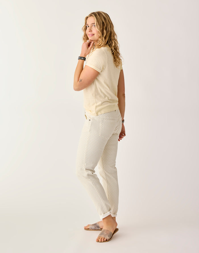 Carson Jean: Birch Check - FINAL SALE
