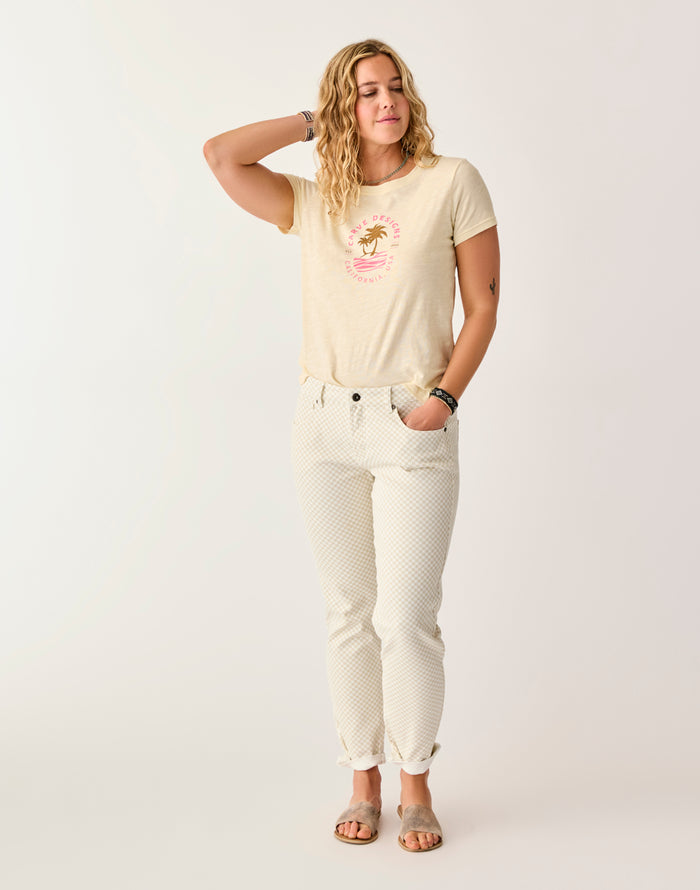 Carson Jean: Birch Check - FINAL SALE