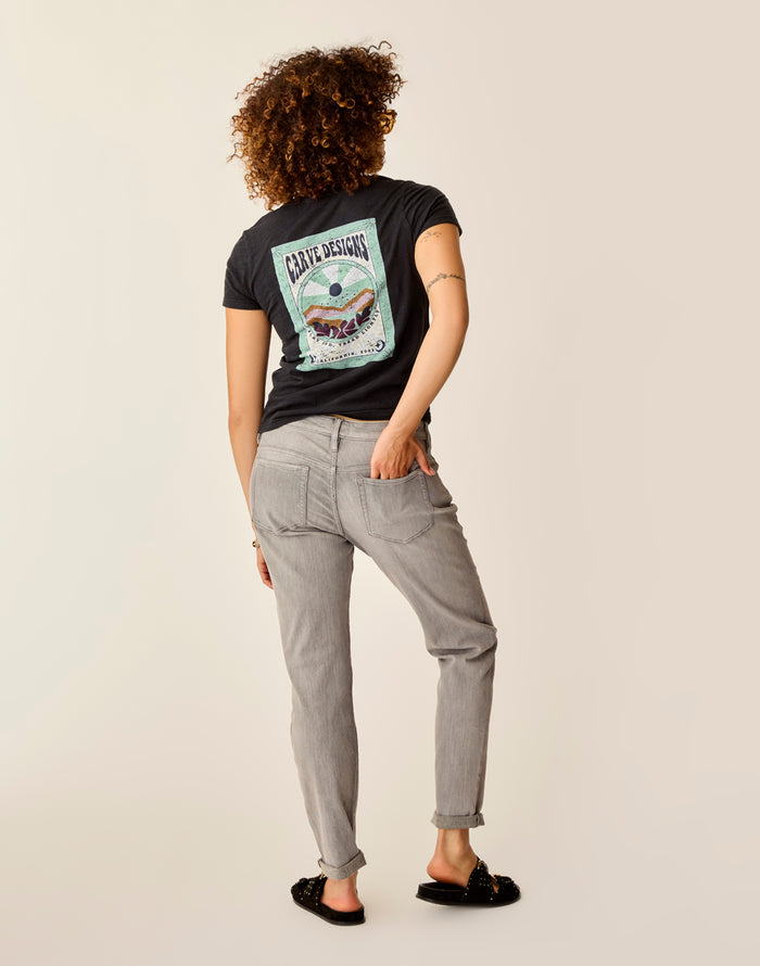 Cassidy Graphic Tee: Black Poster