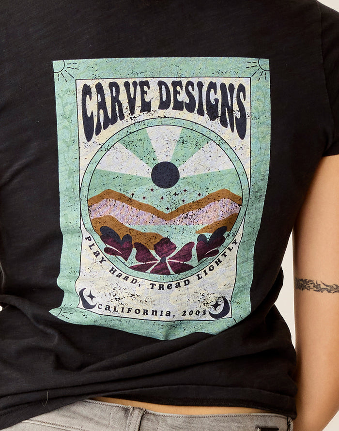 Cassidy Graphic Tee: Black Poster