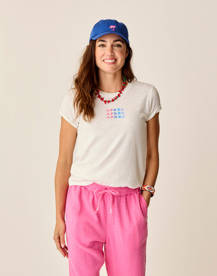 Cassidy Graphic Tee: Cloud Apres - FINAL SALE