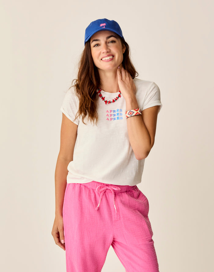 Cassidy Graphic Tee: Cloud Apres - FINAL SALE