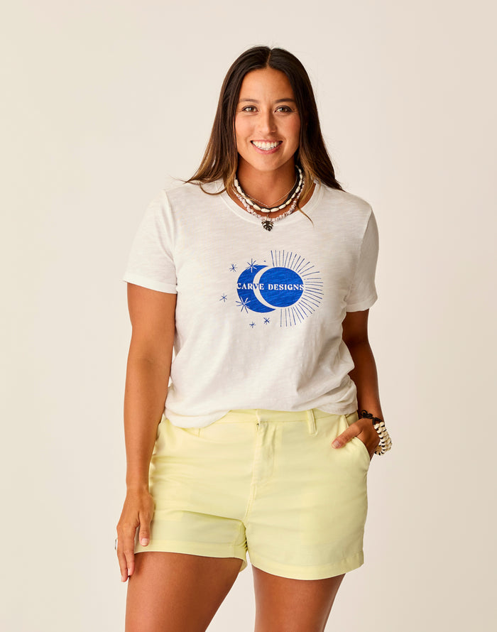 Cassidy Graphic Tee: Cloud Celestial