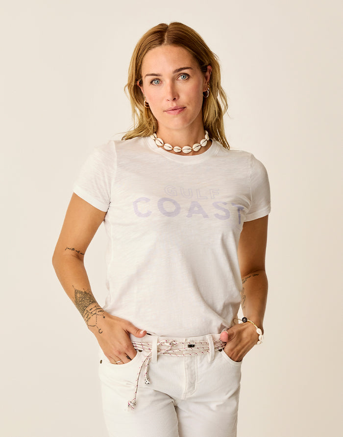 Cassidy Graphic Tee: Cloud Gulf - FINAL SALE