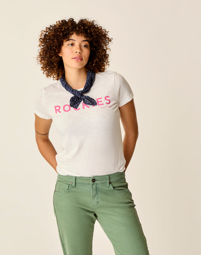 Cassidy Graphic Tee: Cloud Rockies - FINAL SALE