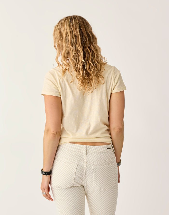 Cassidy Graphic Tee: Dogwood Palm - FINAL SALE